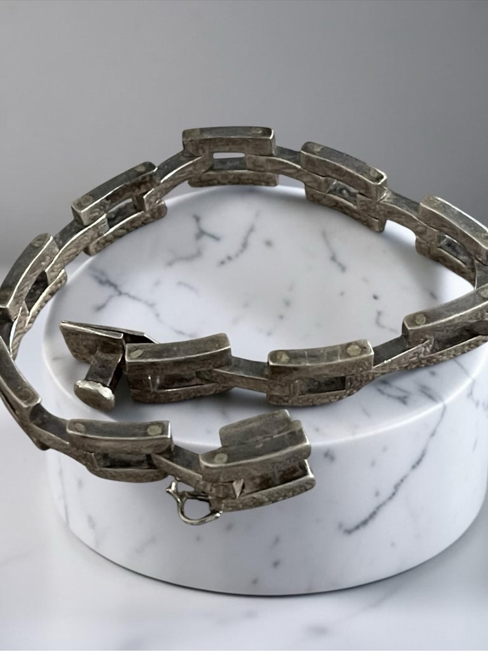 Vintage Sterling Silver Link Bracelet
